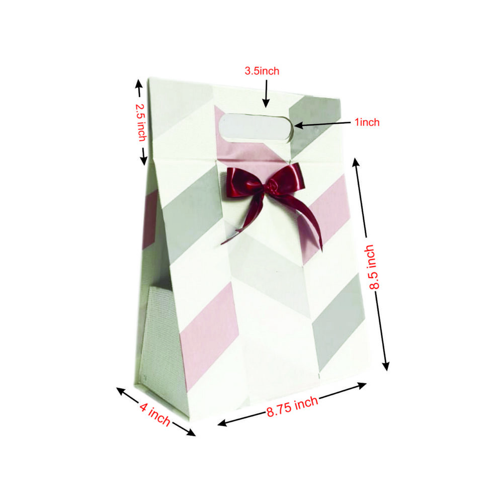 Premium Foldable Gift Bag For All Occasion | 8.75x8.5x4 inches / Magnetic 2003 - Image 6