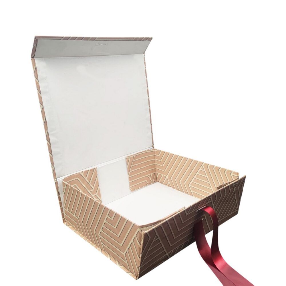 Premium Gift Hamper Box For All Occasion |SIZE 10x12x4 inches/Foldable Magnetic 7006 - Image 3