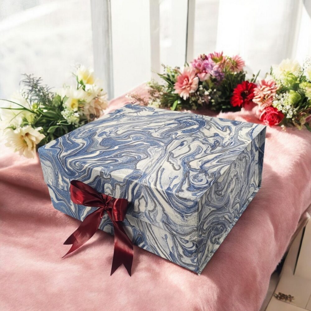 Premium Gift Hamper Box For All Occasion |SIZE 10x8x4 inches/Foldable Magnetic 7003 - Image 2