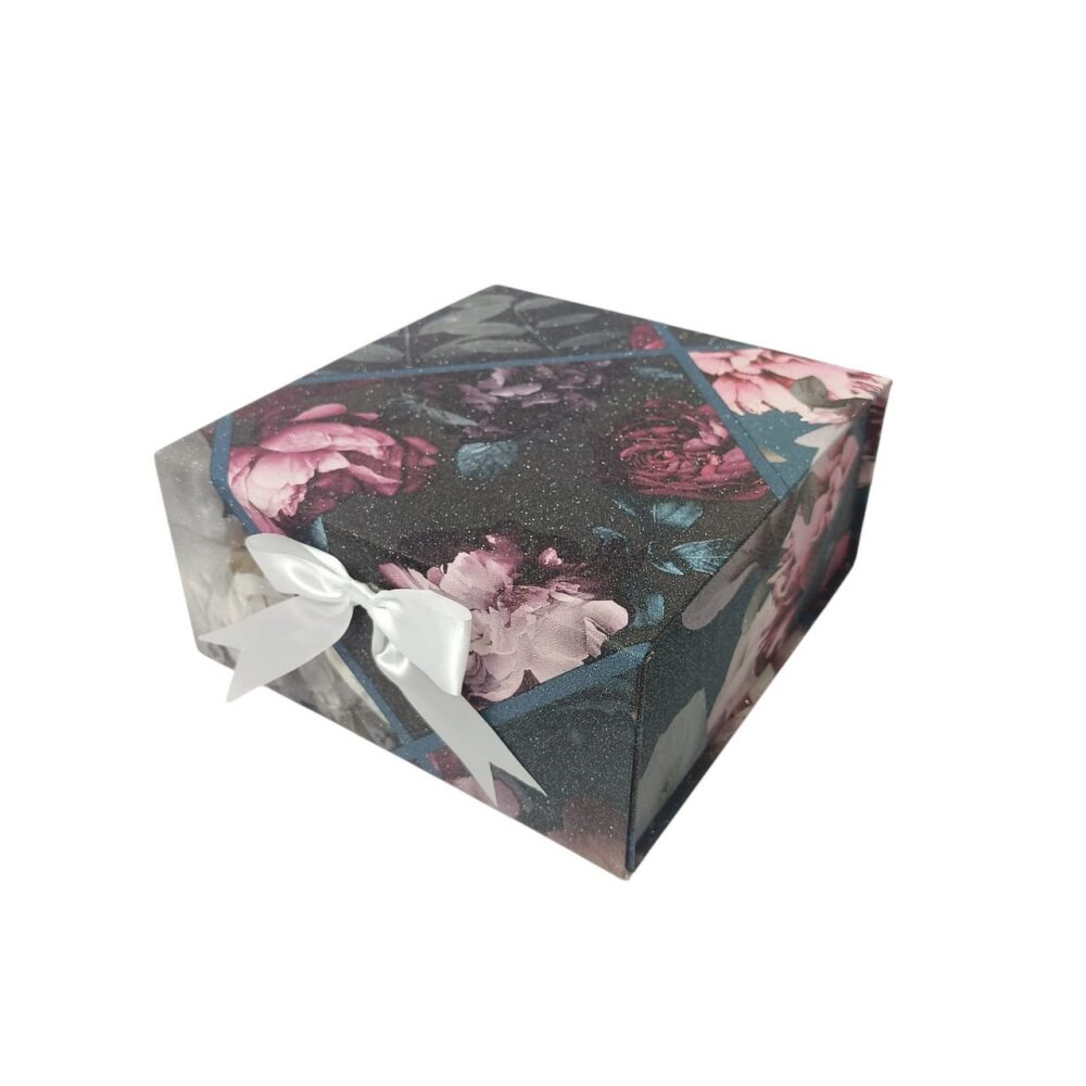 Premium Gift Hamper Box For All Occasion |8x8x4 inches/Foldable Magnetic 1008 - Image 3