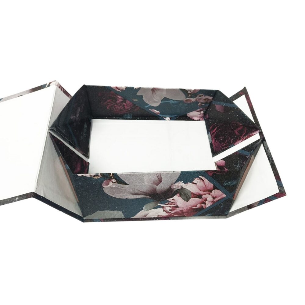 Premium Gift Hamper Box For All Occasion |8x8x4 inches/Foldable Magnetic 1008 - Image 4