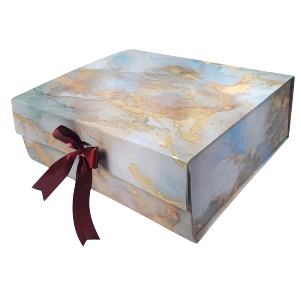 Premium Gift Hamper Box For All Occasion |SIZE 10x12x4 inches/Foldable Magnetic 7005 - Image 2