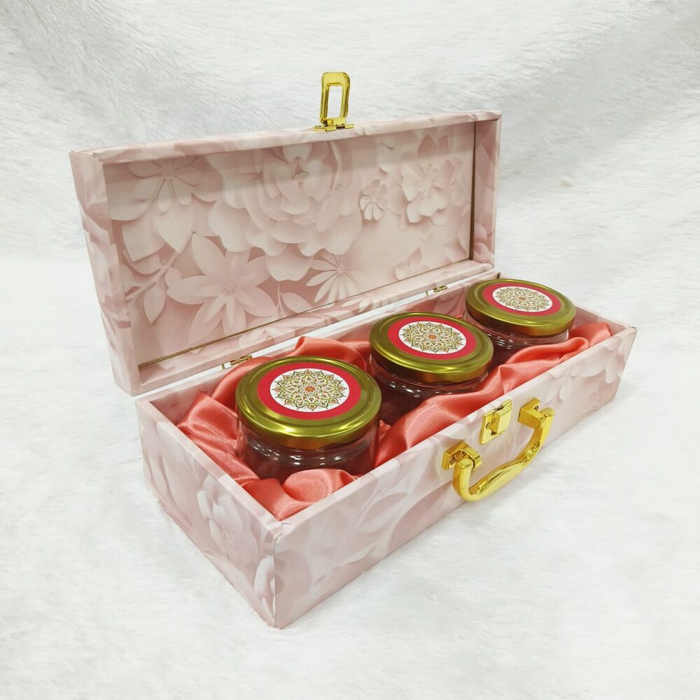 Mdf box With 3 salsa jars (9.5x14x3.5 Inches) 1401 - Image 4