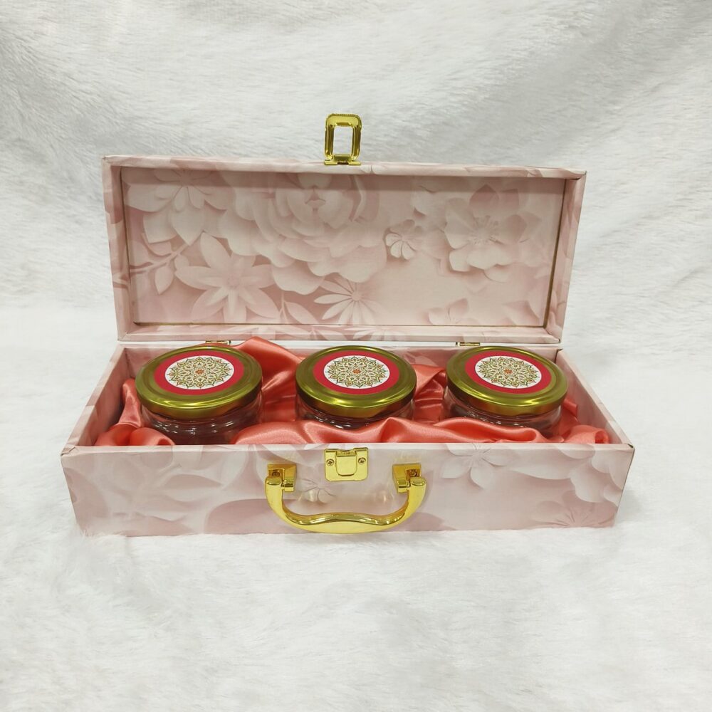 Mdf box With 3 salsa jars (9.5x14x3.5 Inches) 1401 - Image 3