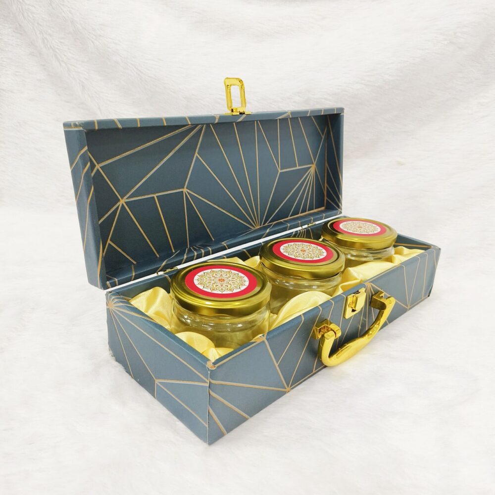 Mdf box With 3 salsa jars (9.5x14x3.5 Inches) 1402 - Image 3