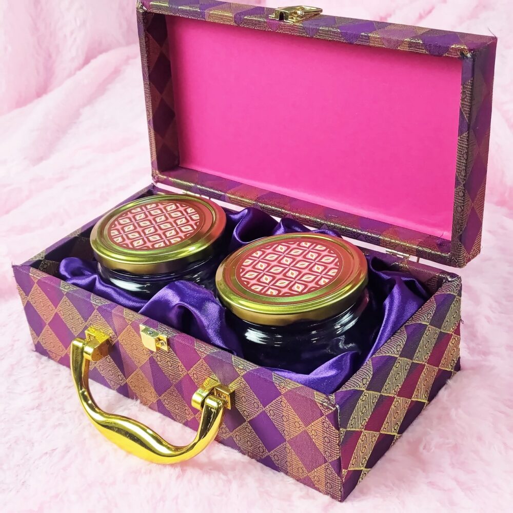 Mdf box With 2 salsa jars (9.5x5x3.5 Inches) 1602 - Image 4