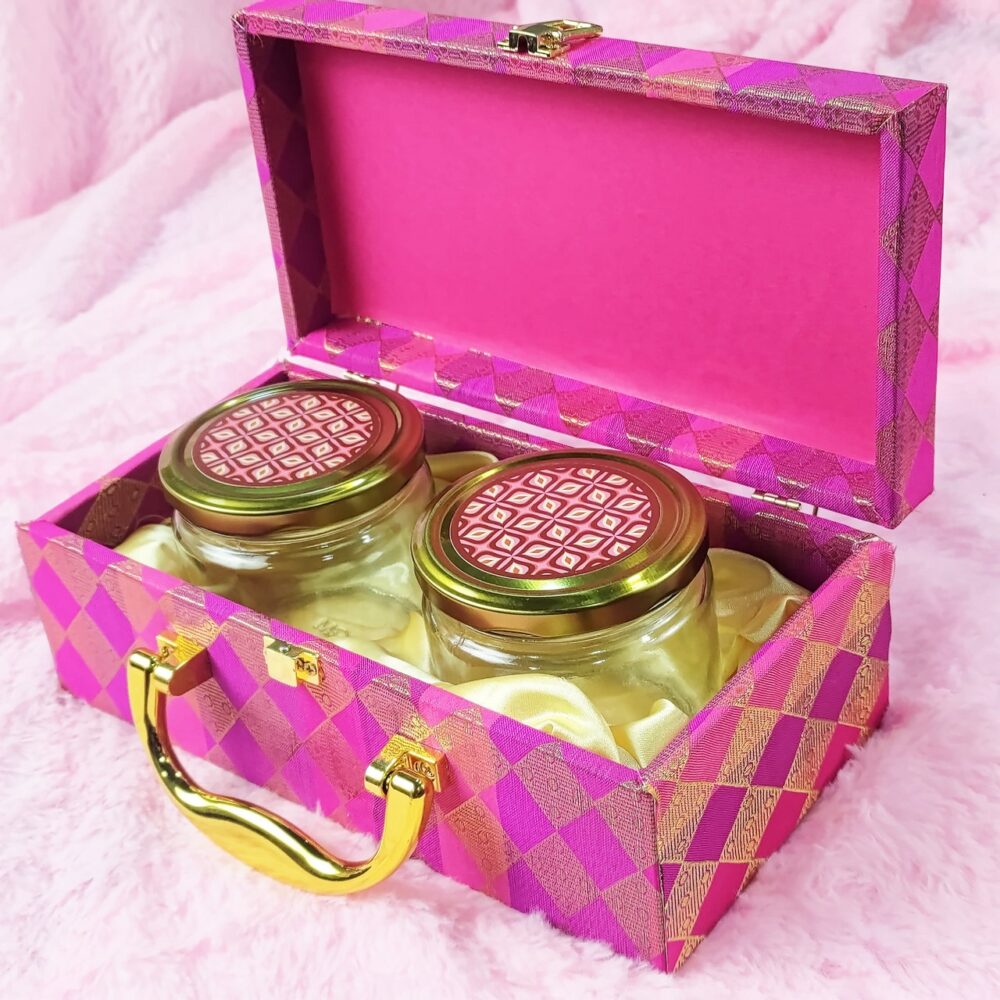 Mdf box With 2 salsa jars (9.5x5x3.5 Inches) 1605 - Image 4